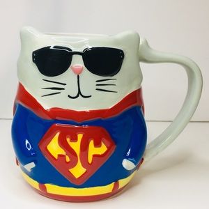 Suuuuuuper Cat 17.5 Fl ounce Mug. Purrrrfect.